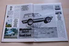 Rallye Racing 06/1978 Monteverdi Safari mit 160PS im Fahrbericht auf 2 Seiten