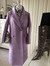 Zara Mantel Blazermantel Revers 2Reiher gefüttert fliederfarben Gr. XL