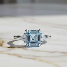 Topas Ring Himmelblau –