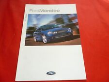 FORD Mondeo ST200 Limousine Turnier Prospekt Brochure Depliant Folleto von 1999
