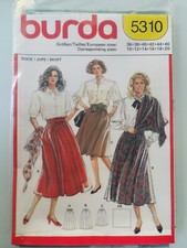 alt Burda 60er Retro Schnittmuster Rock 5310 Gr. 34 36+38 40+42 44+46 Nähen