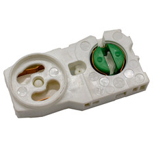 G13 Fassung Weiß für T8 Leuchtstofflampen mit Starterfassung T130