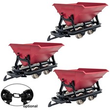 3er-Set Kipplore Feldbahnwagen