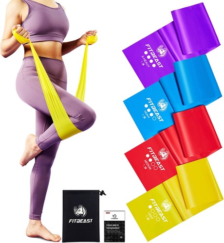 Fitnessbänder 4er set mit - 4er-set,