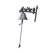 Gusseisen Tür Glocke Vögel