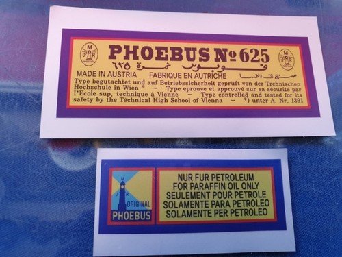 Phoebus 625 herdaufkleber set - phoebus,
