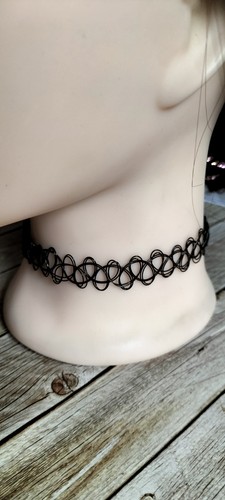 Tattoo choker kette elastisch - choker,