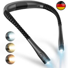 LED Buchlampe Dimmbar Halslampe Leselampe Umhängelampe Handarbeitslampe Tragbar