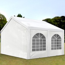 Pavillon Partyzelt Festzelt Gartenzelt PE 450 N Dachplane weiß 4x5x2m