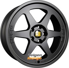 4x MOMO HERITAGE 6 Matt Black 8x18 ET35 5x100 Alufelgen 18 Zoll