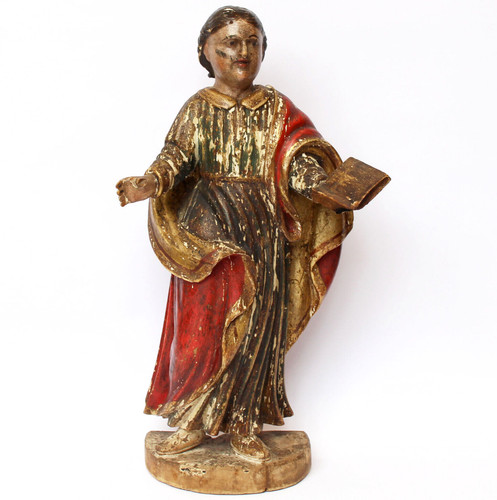 Antike holz skulptur figur - antike,