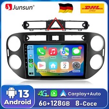 6+128G Android 13 Carplay für VW Tiguan 1 NF Golf Plus Autoradio DAB+ GPS Navi 