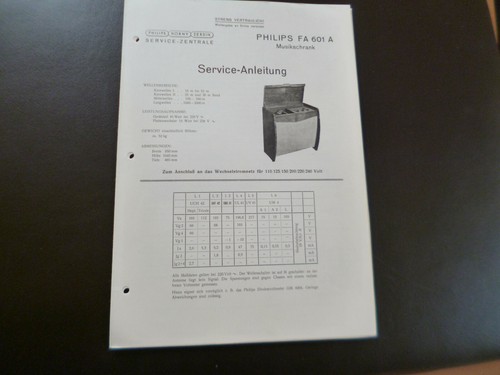 Original service manual - original,