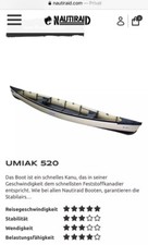 Faltkanadier NAUTIRAID, Rando 520 - Umiak. Maße: 520 x 95 cm - Zulad. 350 kg