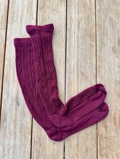 Angermaier Trachten Socken Gr.  45-46, Dunkelrot/Weinrot Neu