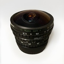 MC Peleng 3,5/8A – manuelles, kreisförmiges Fisheye‑Objektiv
