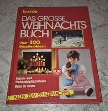 Burda Das Grosse Weihnachtsbuch + Vorlagebögen Deko- & Geschenk-Ideen Handarbeit