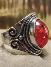Herren Ring Gr 68 in Silber