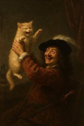 Rembrandt saskia katze - rembrandt,