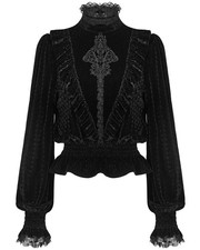 Punk Rave Damen Gothic Bluse