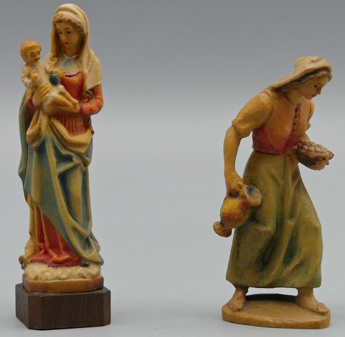 Krippenfigur holz - 2x,