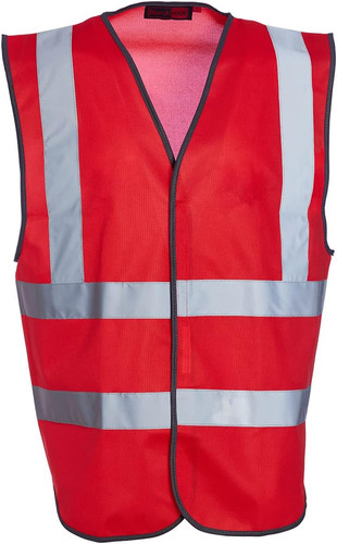 Warnweste rot vis - warnweste,