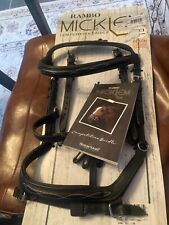 Rambo Micklem Wettkampf Trense, schwarz, Pony, neu mit Etikett