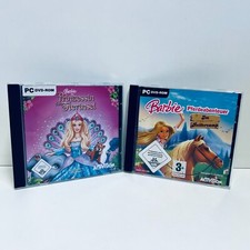 2 x PC Spiel - Barbie Pferdeabenteuer + Prinzessin der Tierinsel - GUT