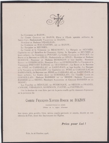 1908 sterbeurkunde - *1908,