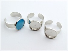 Ring rohling silber - für, 14