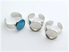 4 Ring Rohling silber für 14