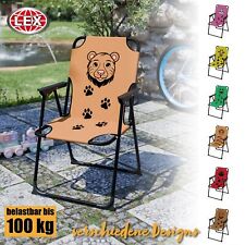 Kinder Campingstuhl Gartenstuhl Kinderklappstuhl  faltbar Motiv wählbar