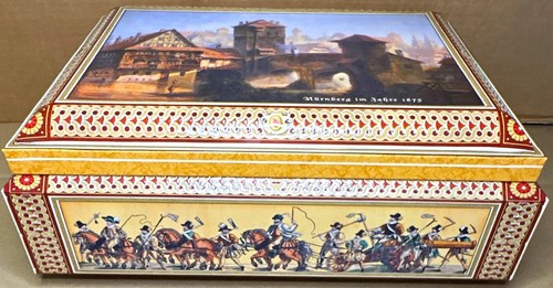 Xxl alte lebkuchen blechdose - alte,