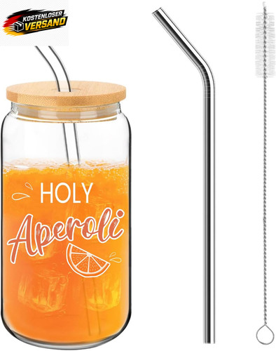 Aperol gläser set mit deckel - set,