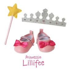 Puppen-Accessoires-Set ''Prinzessin Lillifee'', 3-teilig : Ballerinas, Glitzerkr