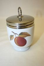 Großer " EGG - CODDLER " / Royal Worcester / Mit drei Rezepten