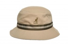 Kangol Stripe Lahinch Bucket hat beige Sommer Fischer Hut Angel Hüte Schlapphut