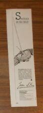 Seltene Werbung vintage JEAN D'EVE SECTORA Uhr 1986