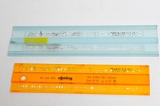 2 Stk. alter Schriftschablone