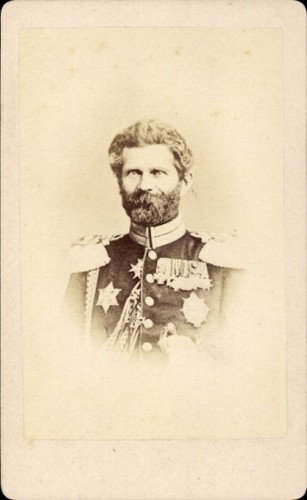 Cdv edwin von manteuffel - edwin,