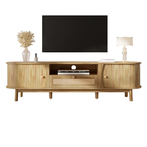 Rattan schrank lowboard - lowboard, mit