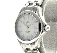 [NEUWERTIG] Omega Seamaster 120m Cal.1424 596.1502 Weiß 28mm Damenuhr JAPAN