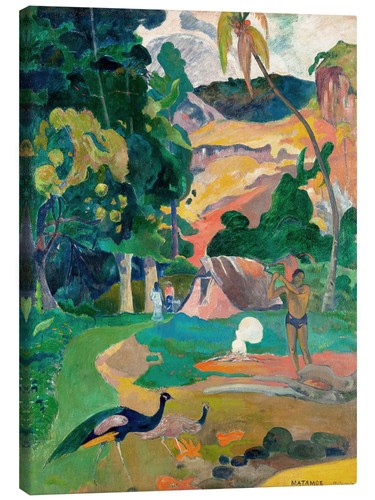Leinwandbild landschaft mit - leinwandbild,