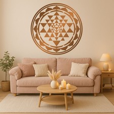 Sri yantra wandtattoo - sri,
