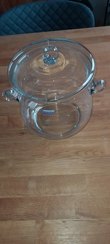 Bowle glas mit deckel - glas,