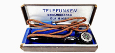Antikes Stielmikrofon - Telefunken - ELA M 102/1 Bakelit - OVP