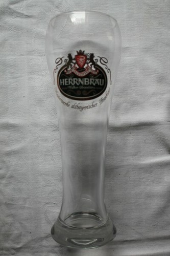 Herrnbräu weißbier glas - weißbier,