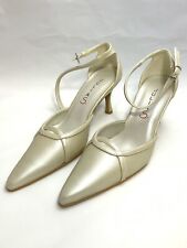 Marken Brautschuhe Schuhe Pumps Julia S OFFWEISS / IVORY, GR 37 NEU