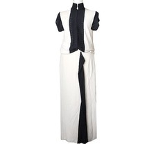 GF FERRE' Zweifarbiges Kurzarmhemd und Rock 44 40014999