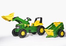 Rolly Toys SET Traktor Junior John Deere Traktor Kinder 3 bis 7-Jährige 811496